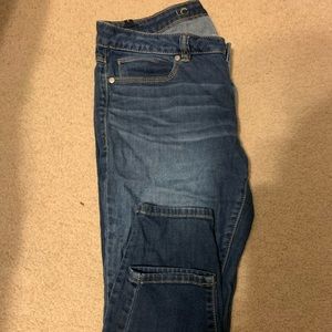 LC by Lauren Conrad skinny jeans, ankle length